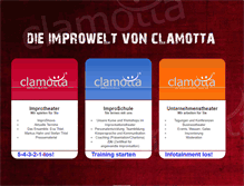 Tablet Screenshot of clamotta.de